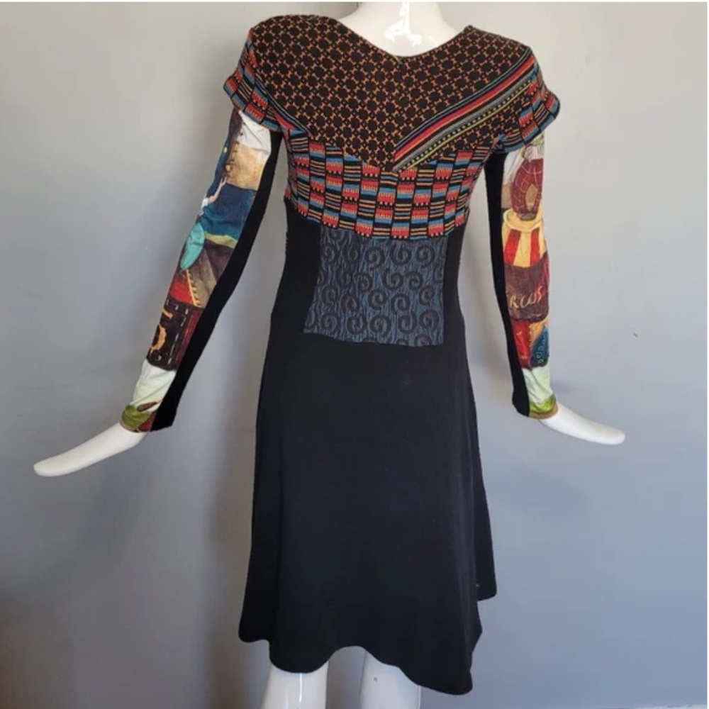 Aventure Des Toiles Sweater Dress with Circus Sleeves, VGUC, Size 4 - Picture 4 of 5